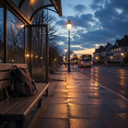 At The Bus Stop by Psalmix
