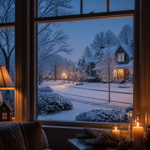 First Snow Street by Psalmix