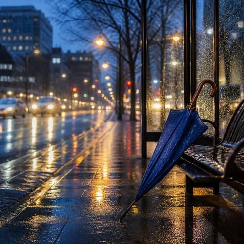 The Blue Umbrella by Psalmix