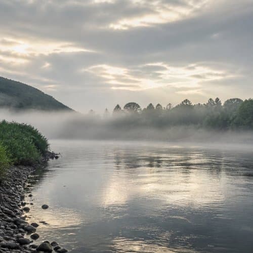 Morning at the Bend by Psalmix
