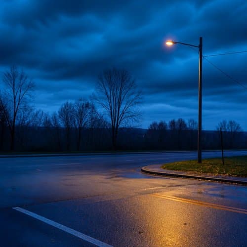 Streetlight Turning Point by Psalmix