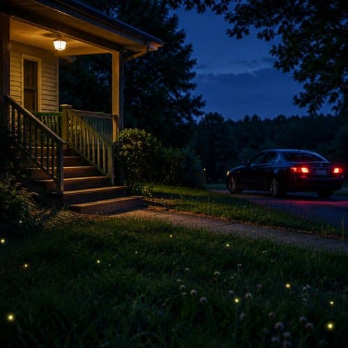 Yellow Porch Light by Psalmix